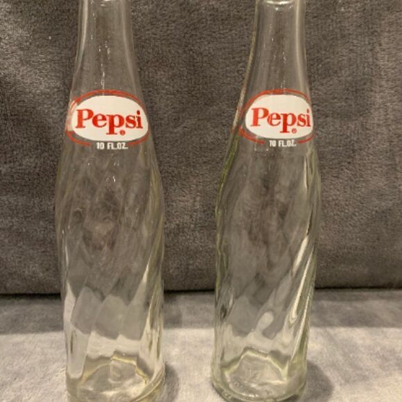 ANTIQUE 1960’s swirl Pepsi Cola bottle 10 oz - Picture 2 of 3